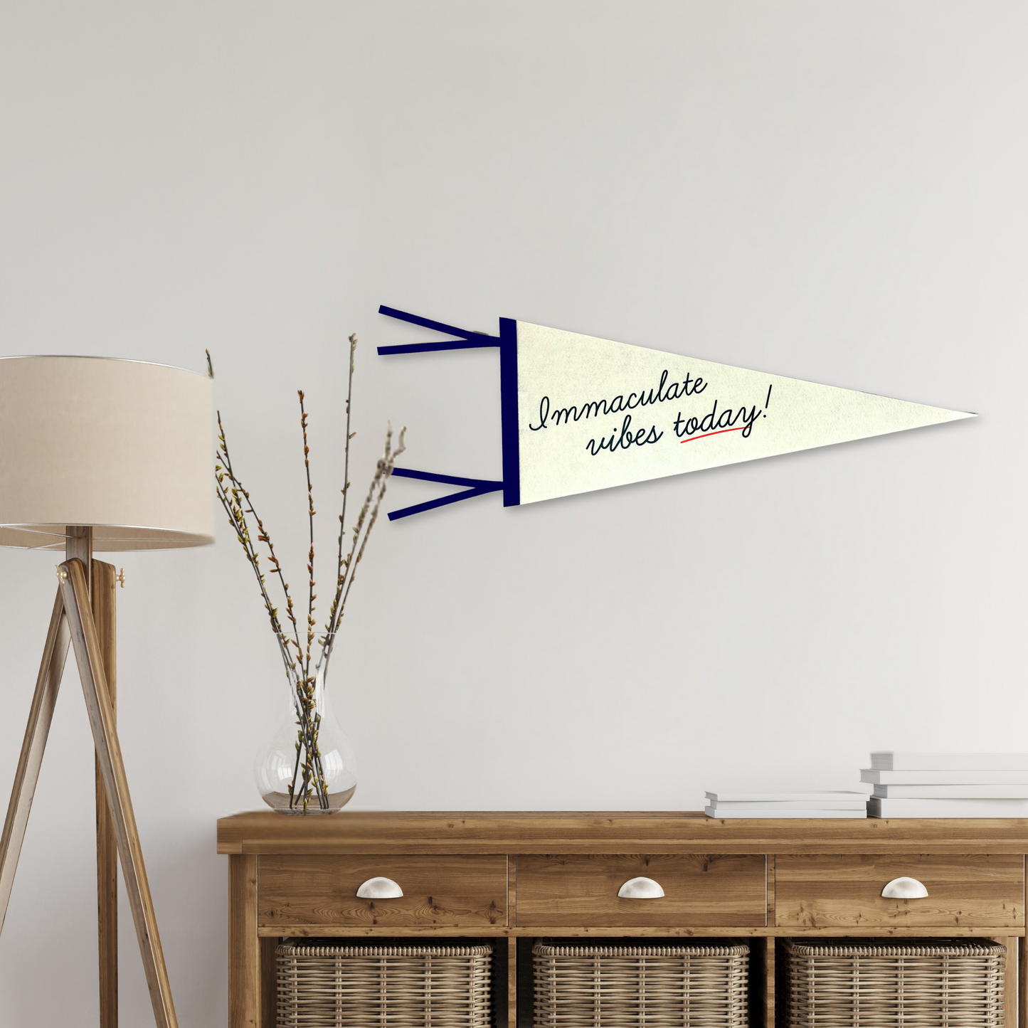 Immaculate Vibes Today Pennant